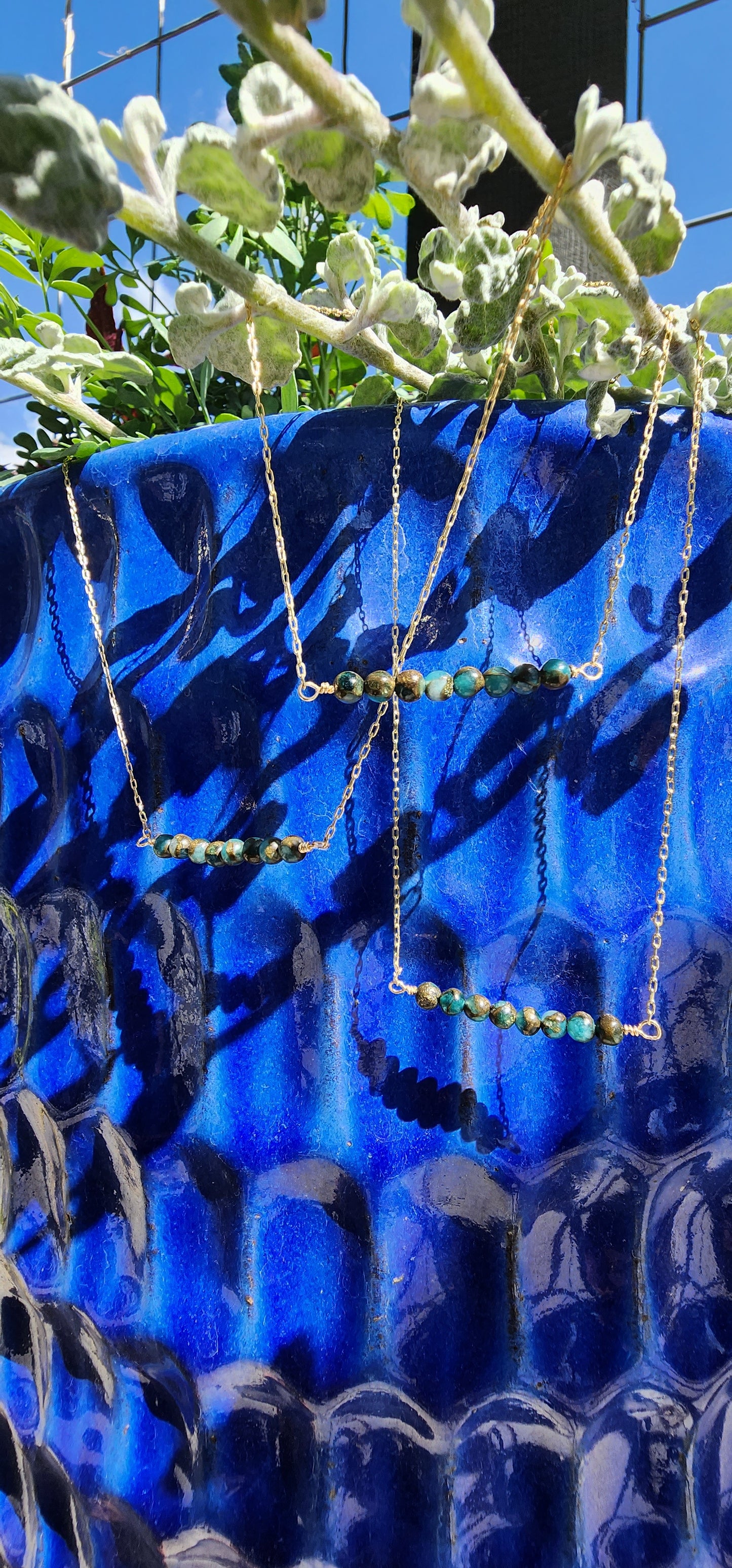 Jasper Bar Necklace
